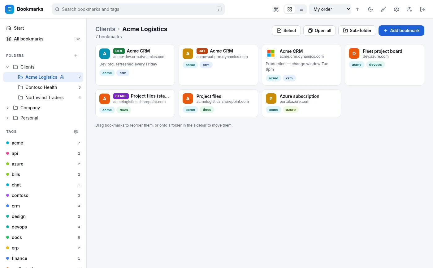 Bookmark Manager